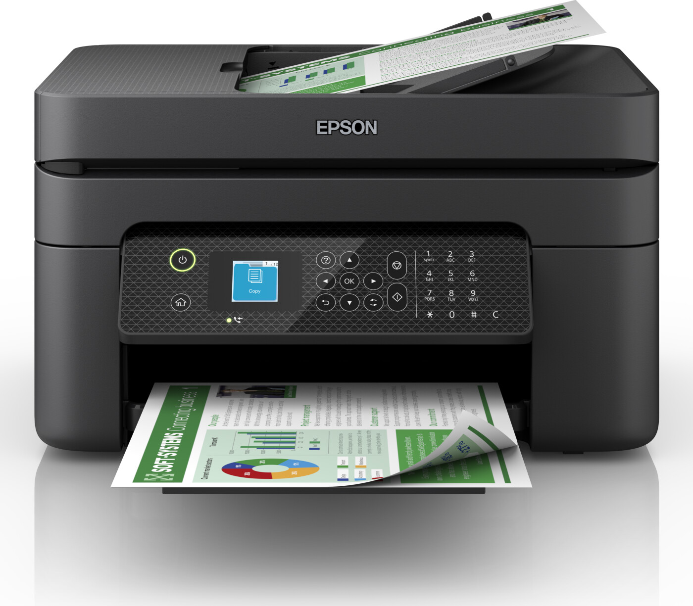 Billede af Epson Workforce - Aio Printer Med Wifi - 33 Spm - Wf-2930dwf