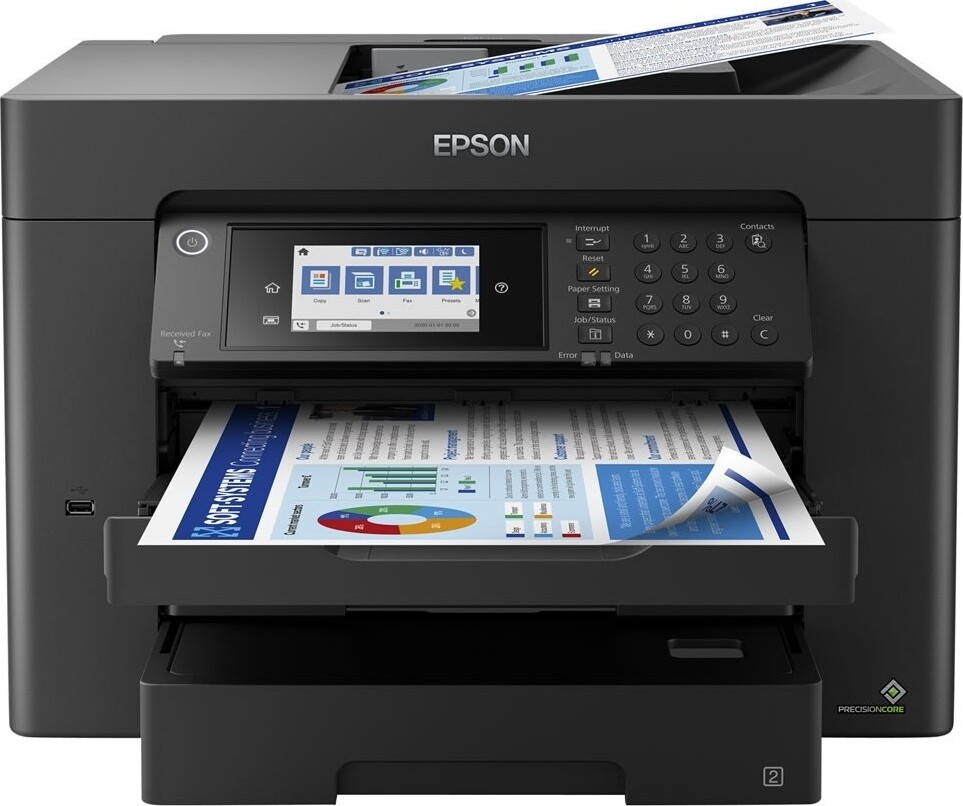 Epson Workforce Wf-7840dtwf - Printer Med Fax