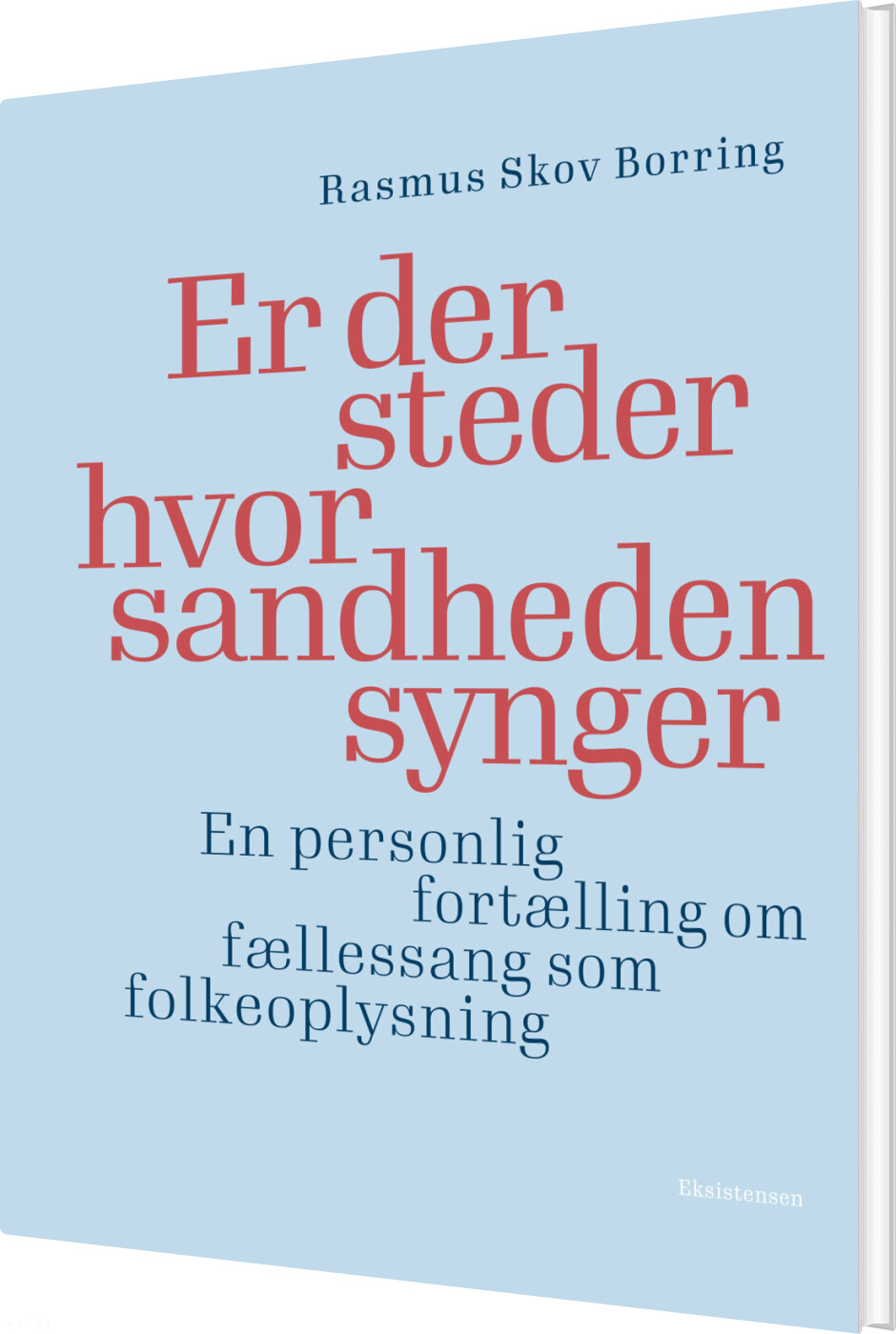 Er Der Steder Hvor Sandheden Synger - Rasmus Skov Borring - Bog