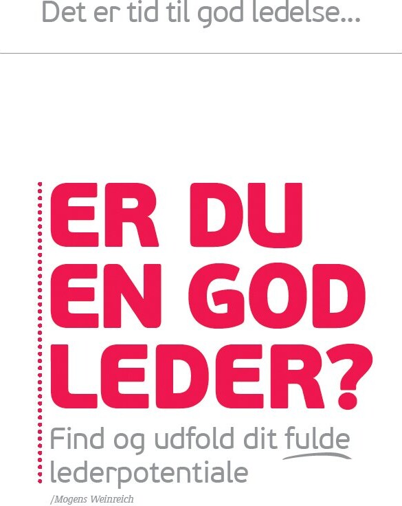 Er Du En God Leder? - Mogens Weinreich - Bog