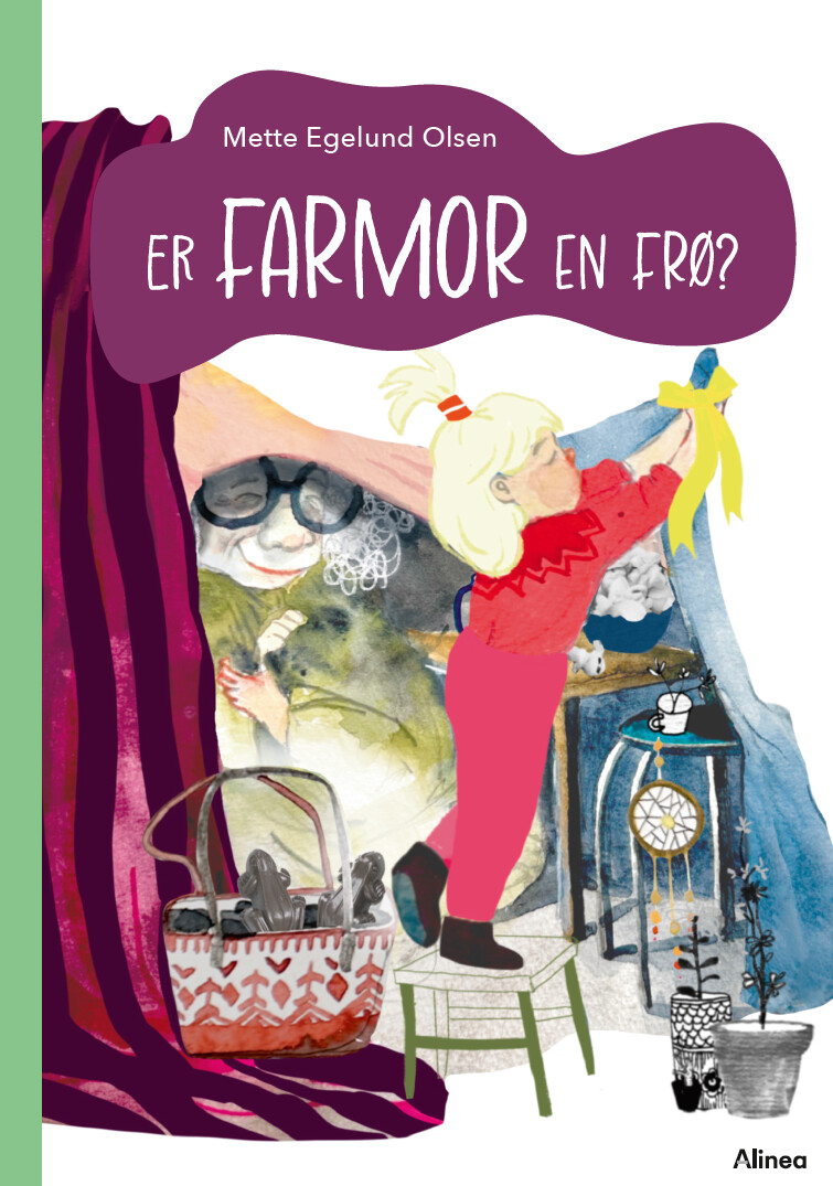 Billede af Er Farmor En Frø?, Grøn Læseklub - Mette Egelund Olsen - Bog