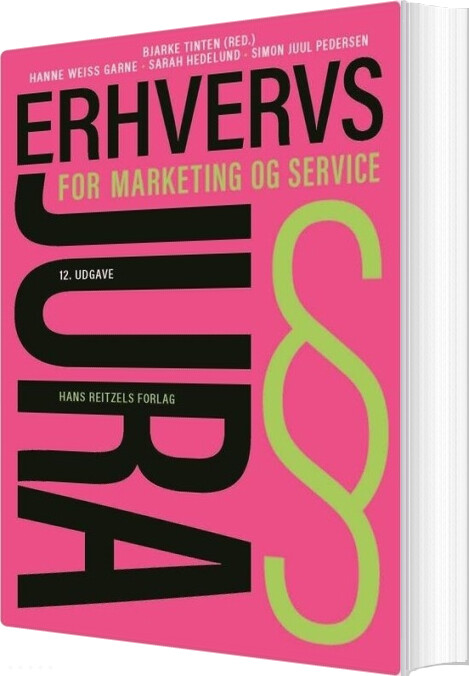 Erhvervsjura - For Marketing Og Service - Bjarke Tinten - Bog