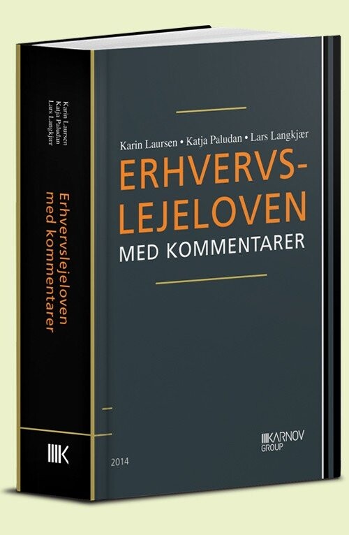 Erhvervslejeloven Med Kommentarer - Lars Langkjær - Bog