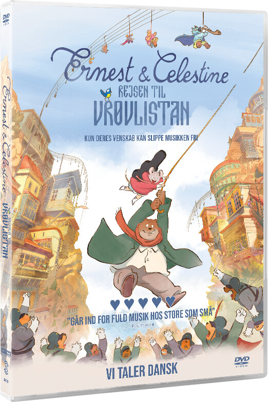 Ernest & Celestine - Rejsen Til Vrøvlistan - DVD - Film