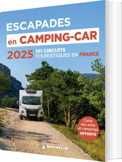 Michelin Kort - Escapades En Camping-car France 2024 - English book