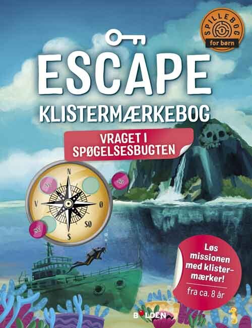 Billede af Escape Klistermærkebog: Vraget I Spøgelsesbugten - Philipp Kiefer - Bog