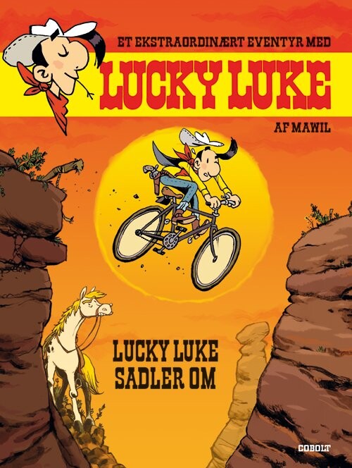 Billede af Et Ekstraordinært Eventyr Med Lucky Luke: Lucky Luke Sadler Om - Mawil - Tegneserie hos Gucca.dk