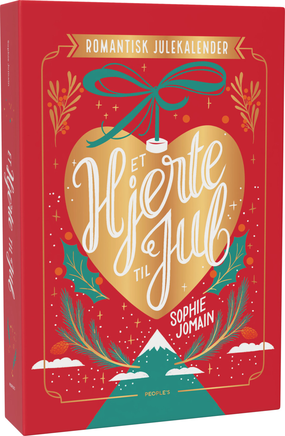 People's Press A Heart for Christmas indbundet bog på dansk af Sophie Jomain |