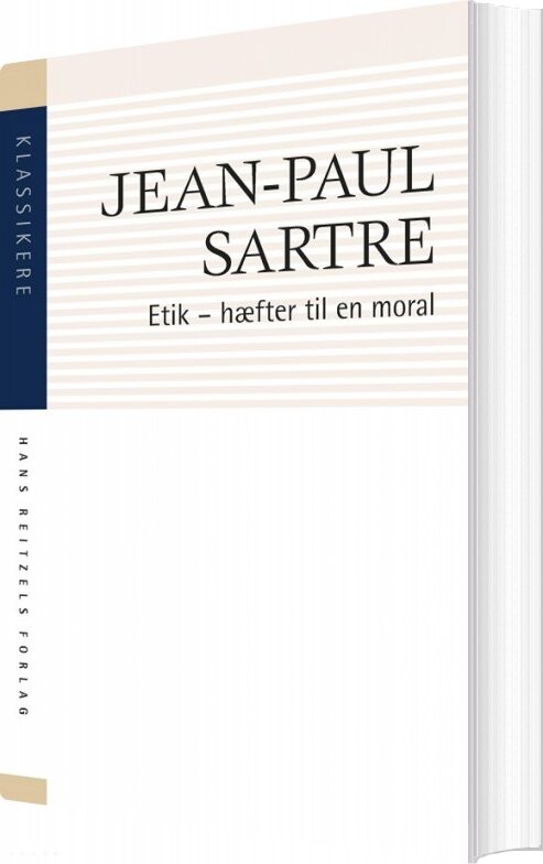 Etik Hæfter Til En Moral Jean Paul Sartre Bog