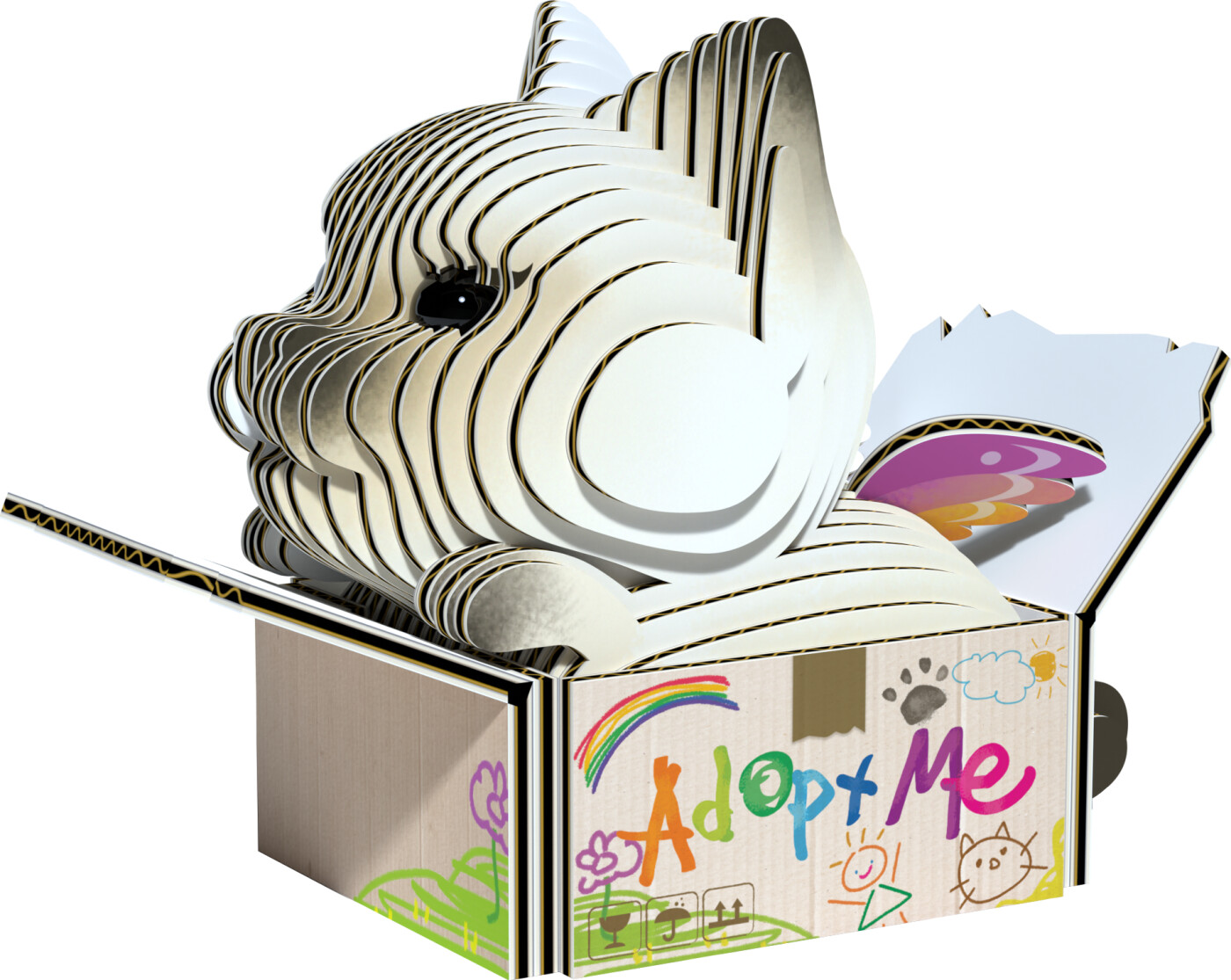 Eugy 088 - Adopt Me - 3d Puslespil