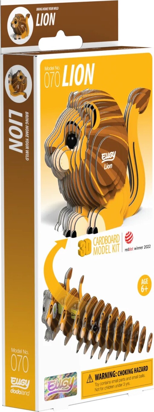 Eugy the Lion - 3D Eco Puzzle