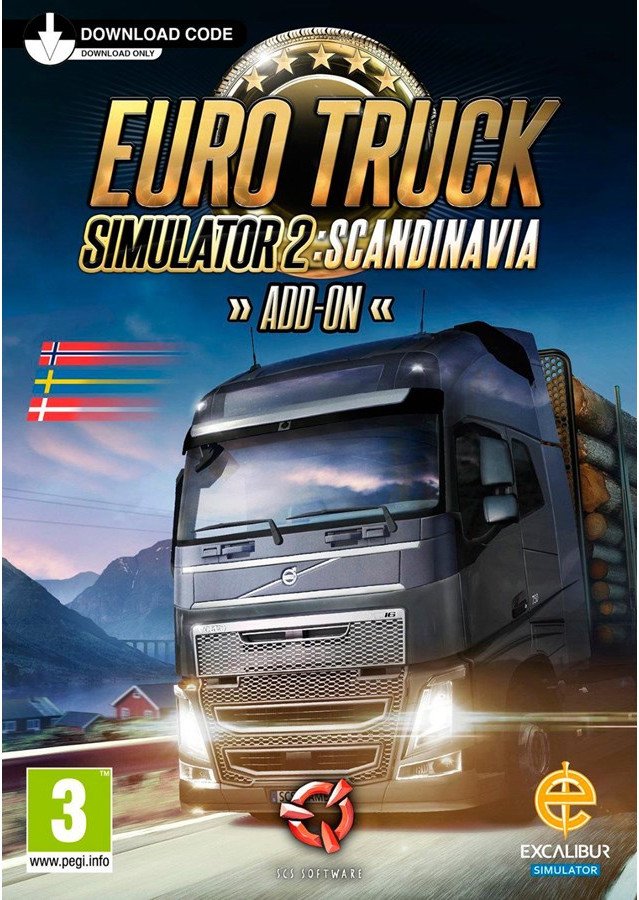 Euro Truck Simulator 2 - Scandinavia - Add-on - PC