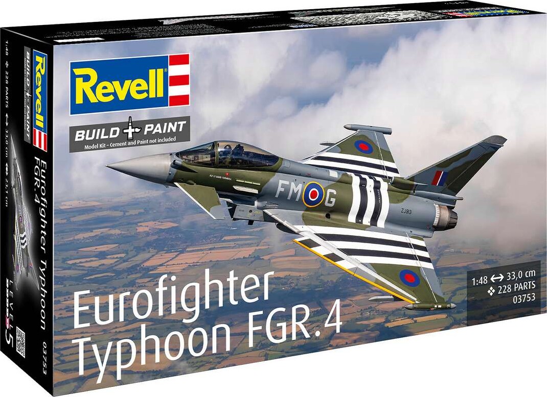 Revell 03753 - Eurofighter Typhoon Fgr.4 Fly - Build & Paint - 1:48