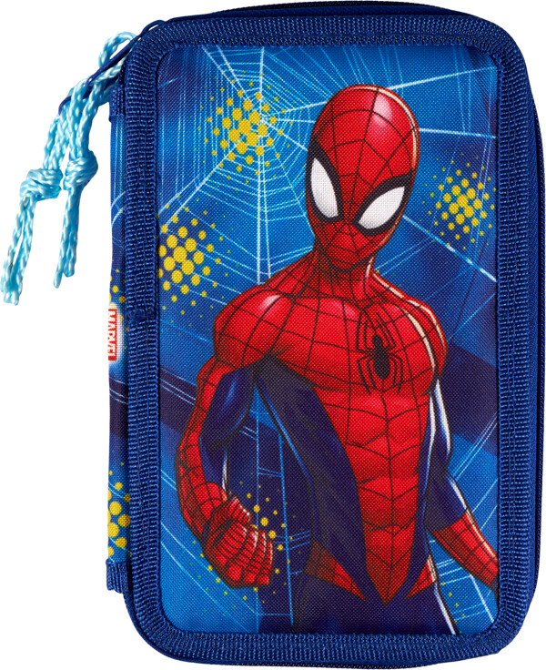 Billede af Spider-man - Penalhus Med Indhold - Blå