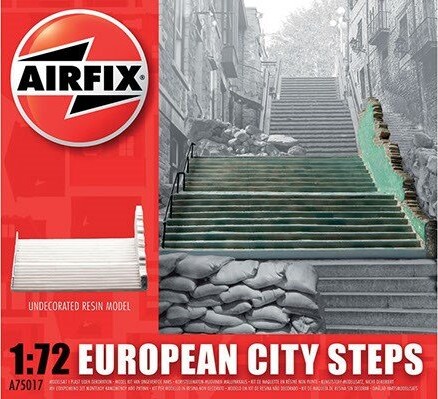 Airfix - European City Steps Byggesæt - 1:72 - A75017