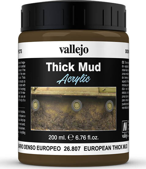 Billede af Vallejo - European Thick Mud Acrylic 200 Ml - 26807 hos Gucca.dk