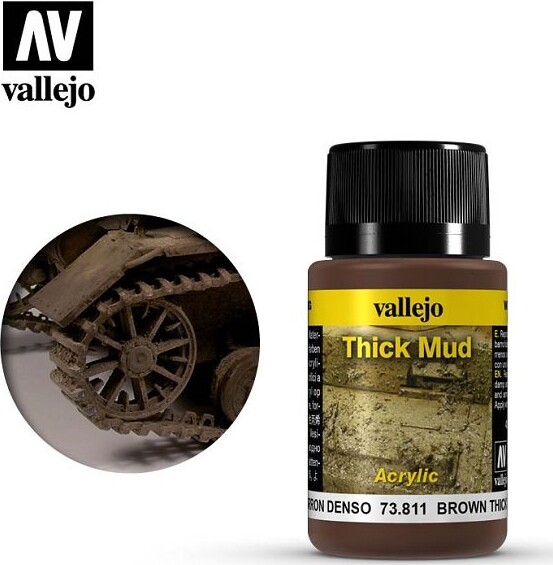 Billede af Vallejo - Thick Mud - Brown 40 Ml hos Gucca.dk