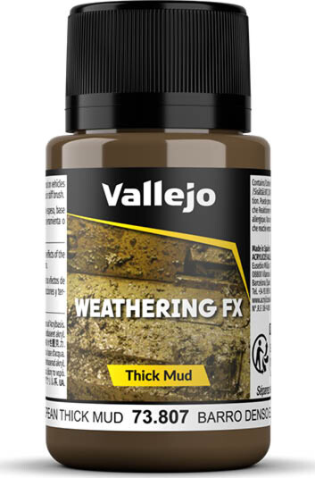 Vallejo - Thick Mud - Brown 40 Ml