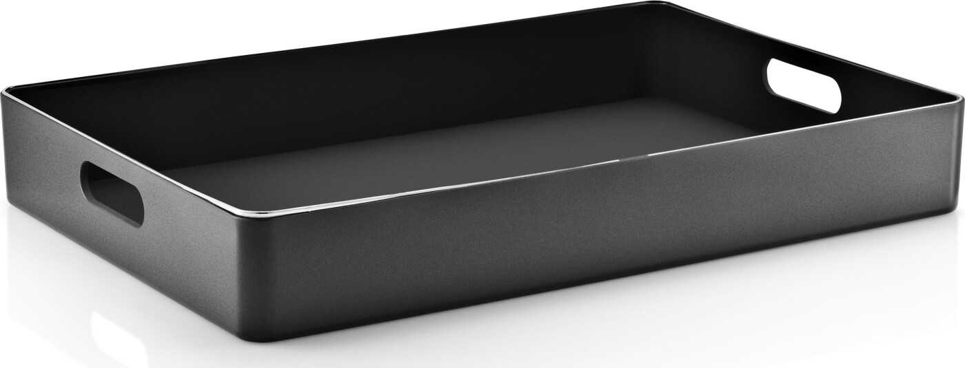 Eva Solo Serveringsbakke 34 × 50 cm - Sort - Skridsikker og stilfuld