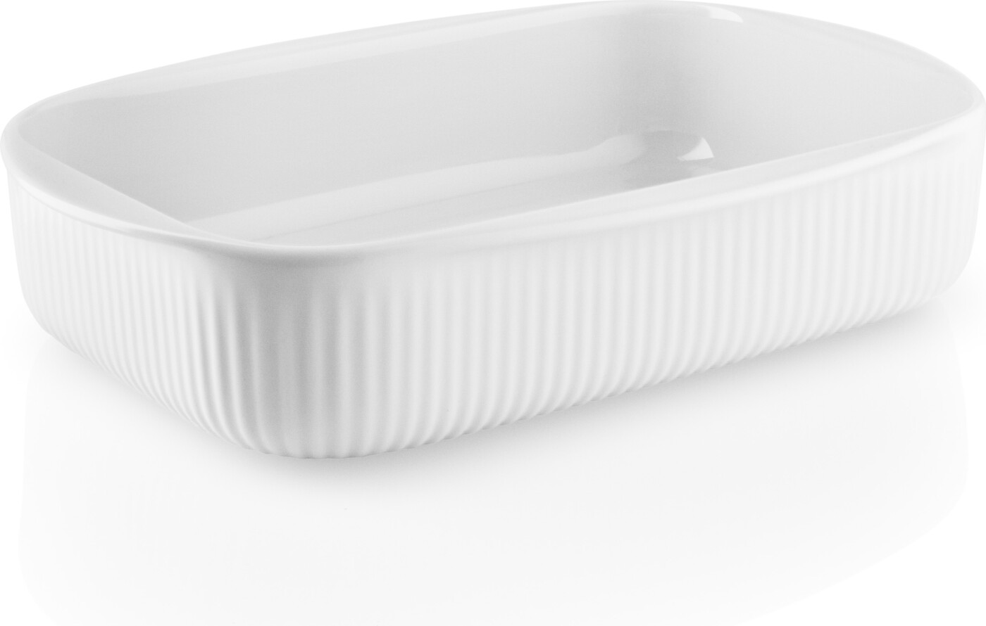 Eva Trio - Legio Nova Ovnfast Fad - Hvid - Porcelæn - 24x16,5 Cm