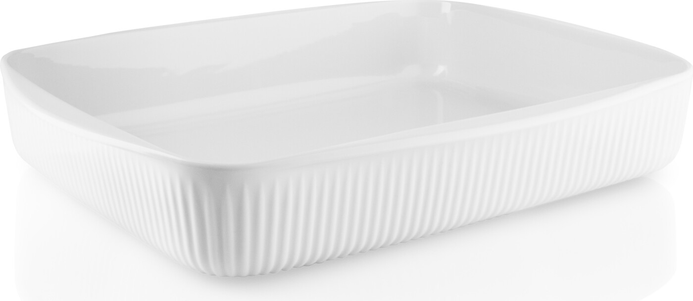 Eva Trio - Legio Nova Ovnfast Fad - Hvid - Porcelæn - 37x30 Cm