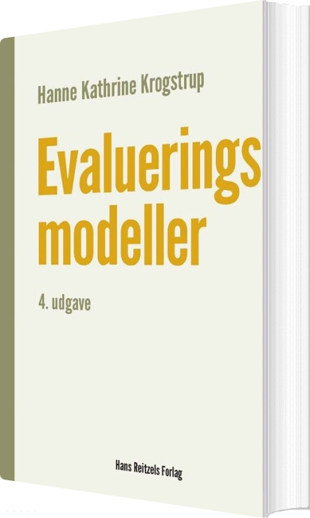 Evalueringsmodeller - Hanne Kathrine Krogstrup - Bog