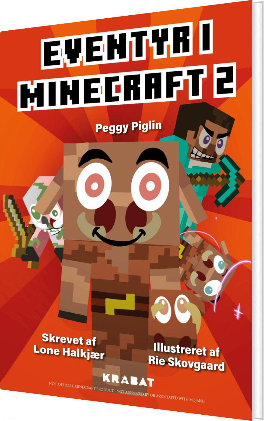 Eventyr I Minecraft 2 - Peggy Piglin - Lone Halkjær - Bog