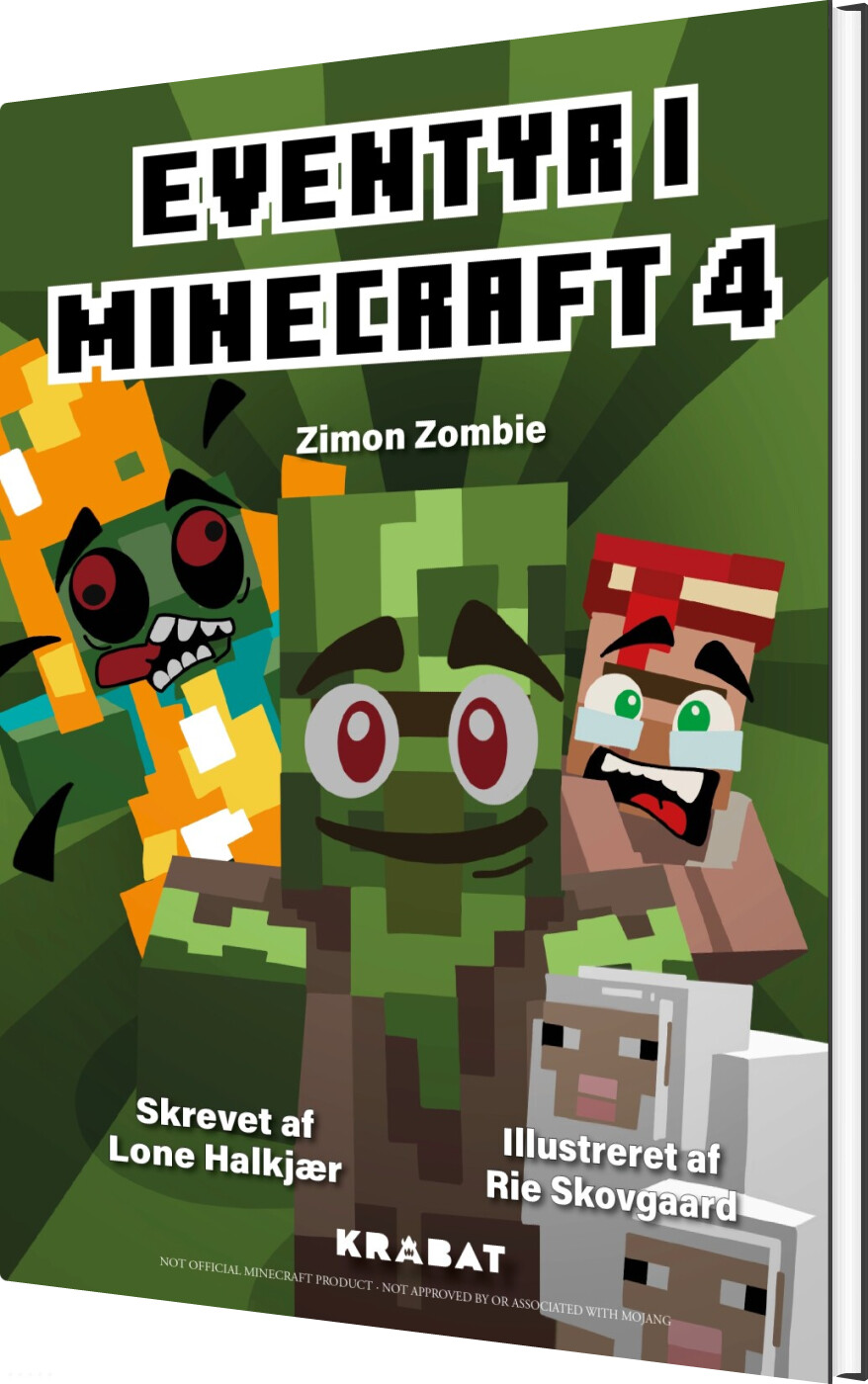 Eventyr I Minecraft 4 - Zimon Zombie - Lone Halkjær - Bog