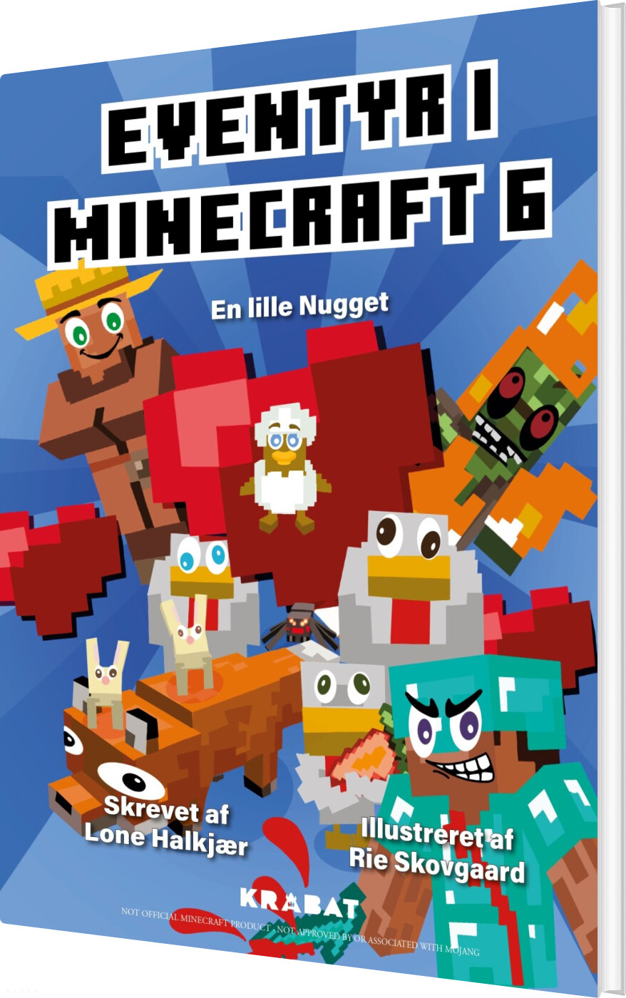 Eventyr I Minecraft 6 - En Lille Nugget - Lone Halkjær - Bog