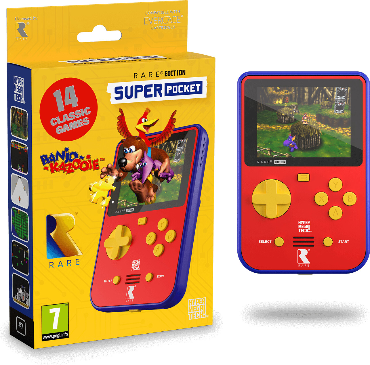 Evercade - Hypermega Tech - Super Pocket Rare Edition - Hyper Mega Tech