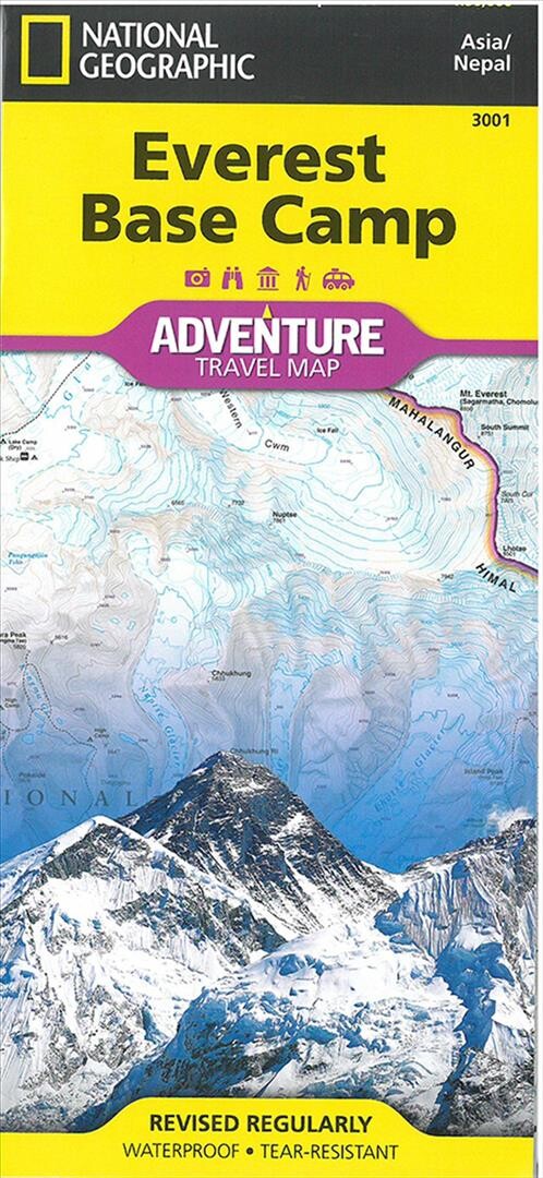 Billede af Everesst Base Camp Adventure Travel Map - National Geographics - English Book