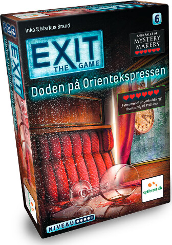 Billede af Exit The Game 6 - Døden På Orientekspressen - Escape Room Spil hos Gucca.dk