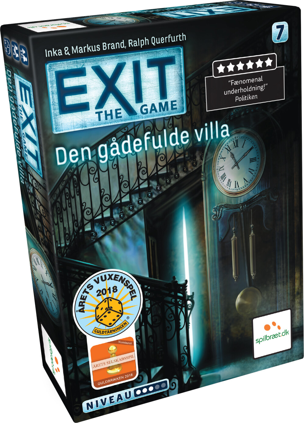 Billede af Exit The Game 7 - Den Gådefulde Villa - Dansk - Sværhedsgrad 3 hos Gucca.dk