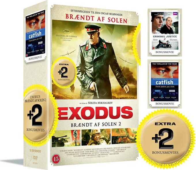 Brændt Af Solen 2 // Criminal Justice // Catfish - DVD - Film