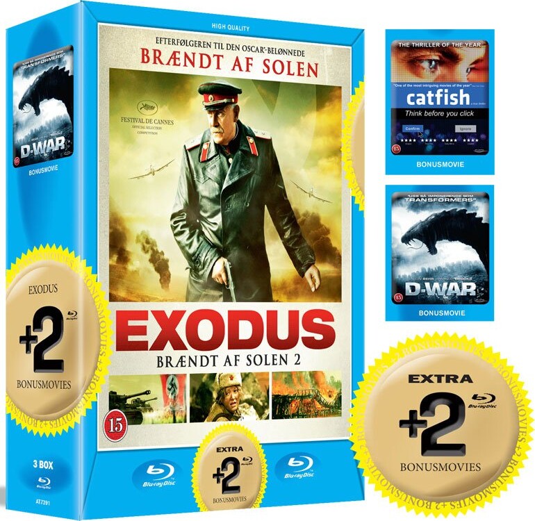 Brændt Af Solen 2: Exodus // Catfish // D-war - Blu-Ray