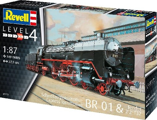 Revell - Br 02 & Tender 2'2't30 Tog Byggesæt - 1:87 - Level 4 - 02172