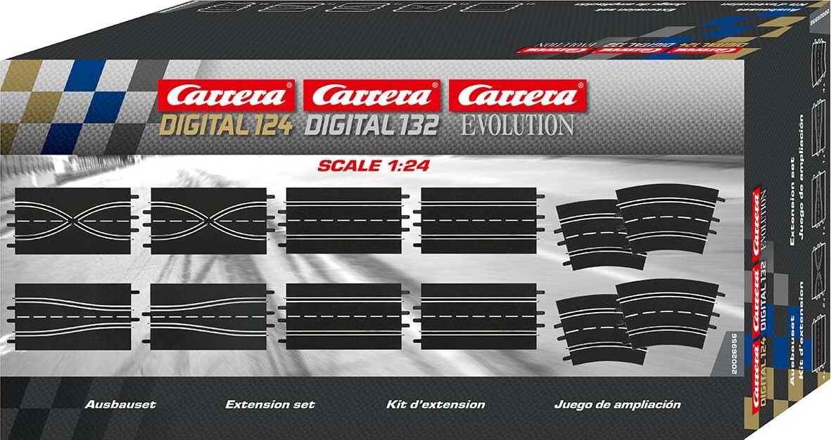 Carrera - Extension Set 3 - 11 Skinner - 1:24 - Analog