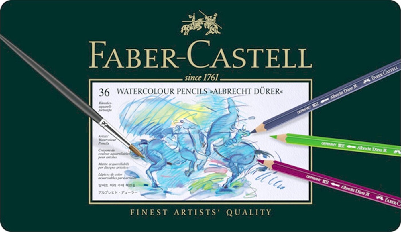 Se Faber Castell Albrecht Dürer - Vandfarveblyanter - 36 Stk hos Gucca.dk