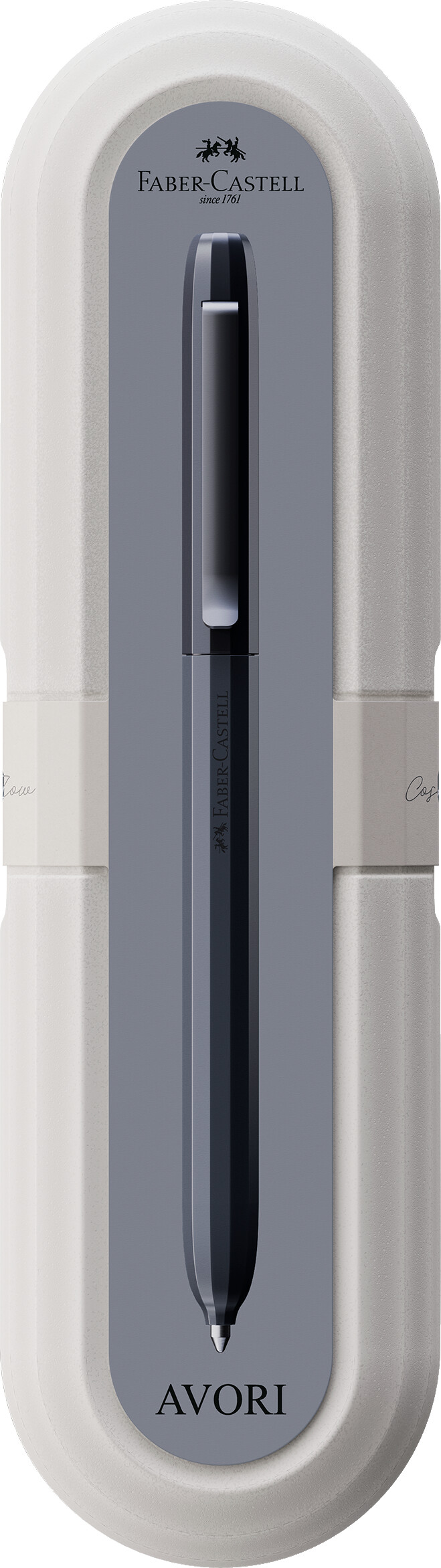 Faber-castell - Avori Kuglepen - Ekstra Bred Blå Refill - Cosmic Flow