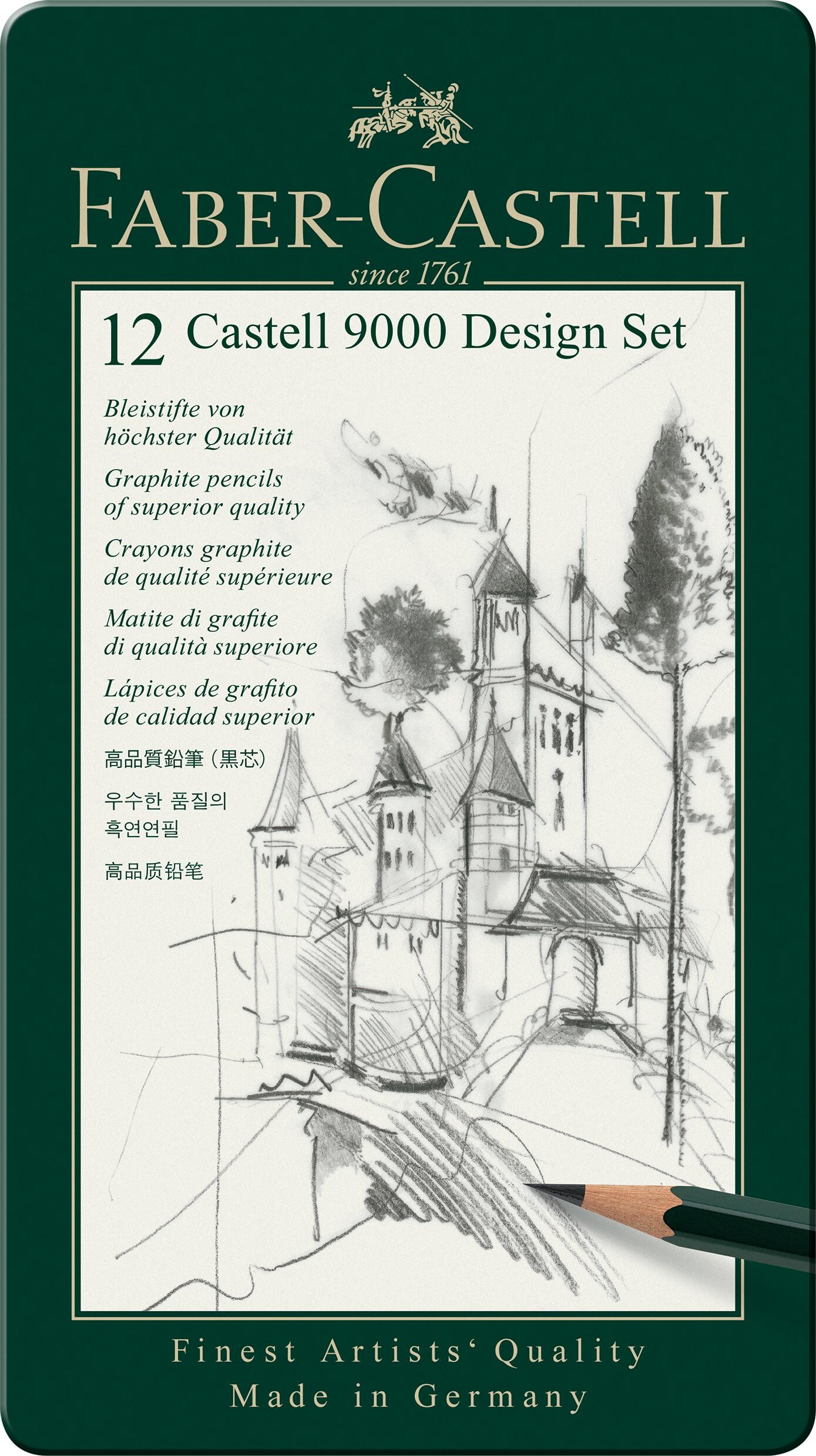 Billede af Castell 9000 Design Set Blyant - Faber-castell
