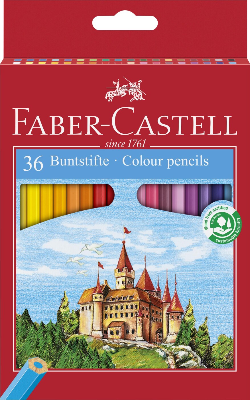 Faber-castell - Farveblyanter - 36 Farver