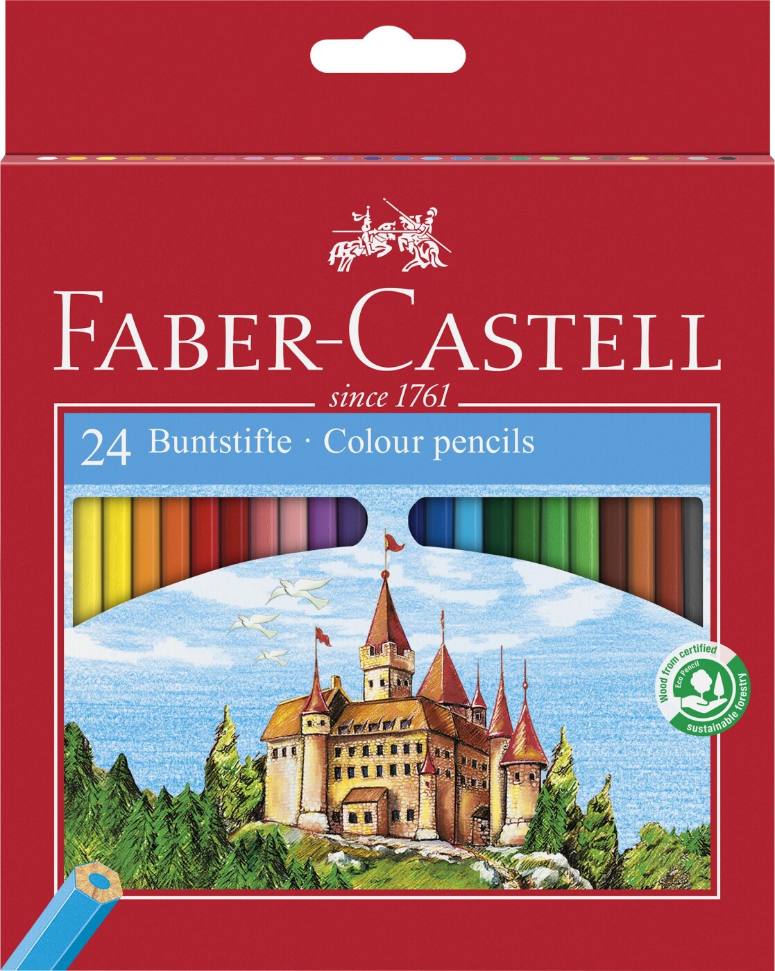 Faber-castell - Farveblyanter - Castle - 24 Farver