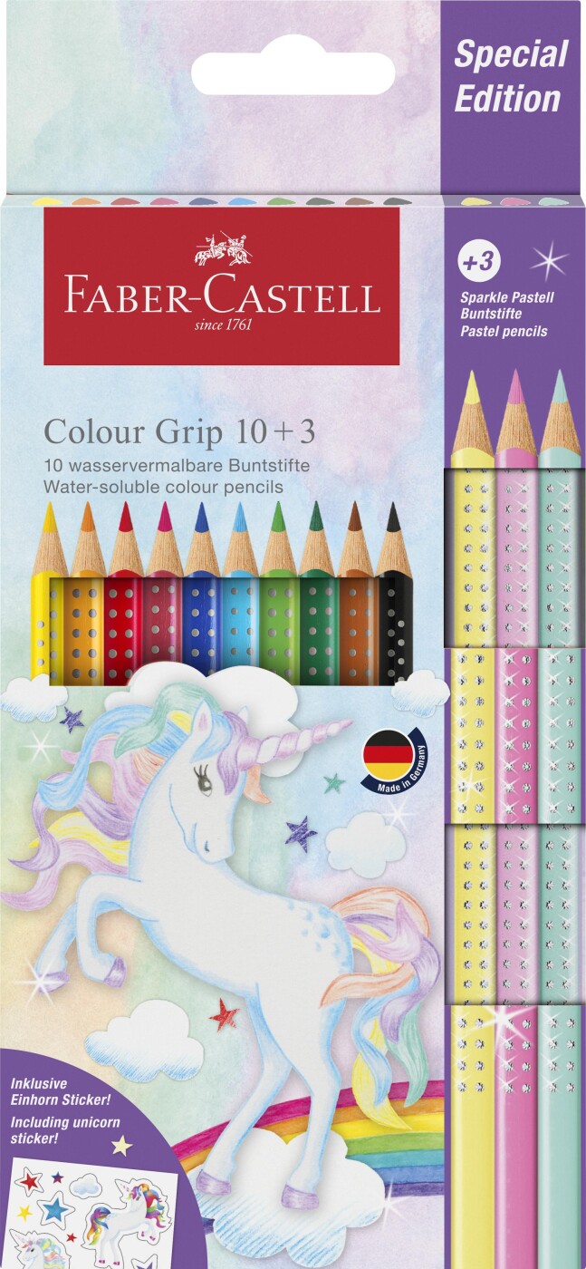 Faber-castell - Cp Colour Grip Unicorn 10+3 (201542)