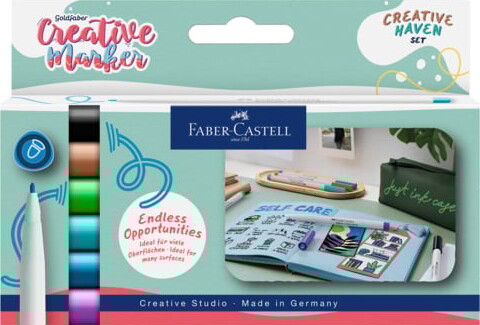 Faber-castell - Tusser - Creative Marker - Creative Haven - 6 Stk.