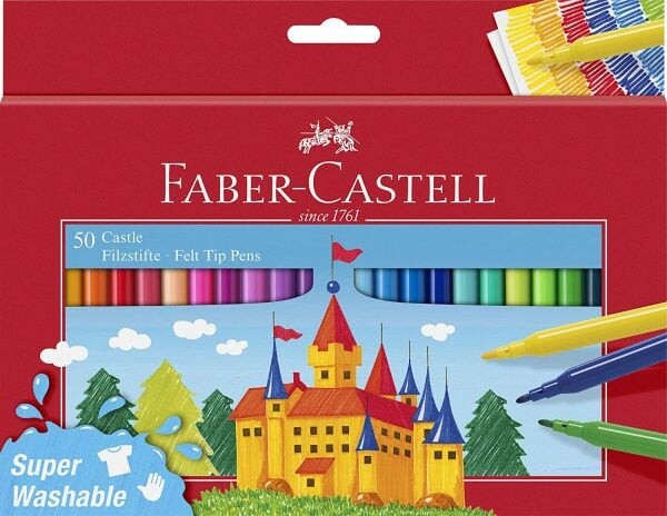 Se Faber-castell - Castle Tusser - 50 Farver hos Gucca.dk