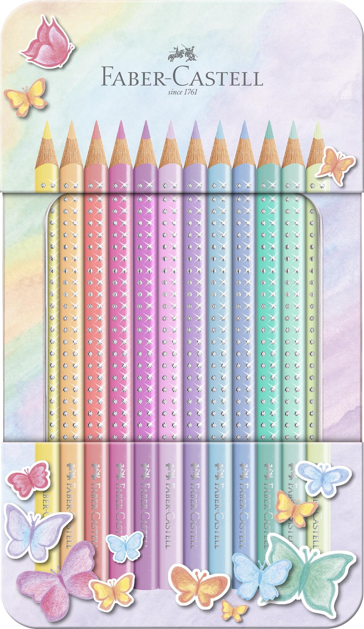 Faber-castell - Pencil Sparkle Tin (12 Pcs) (201910)