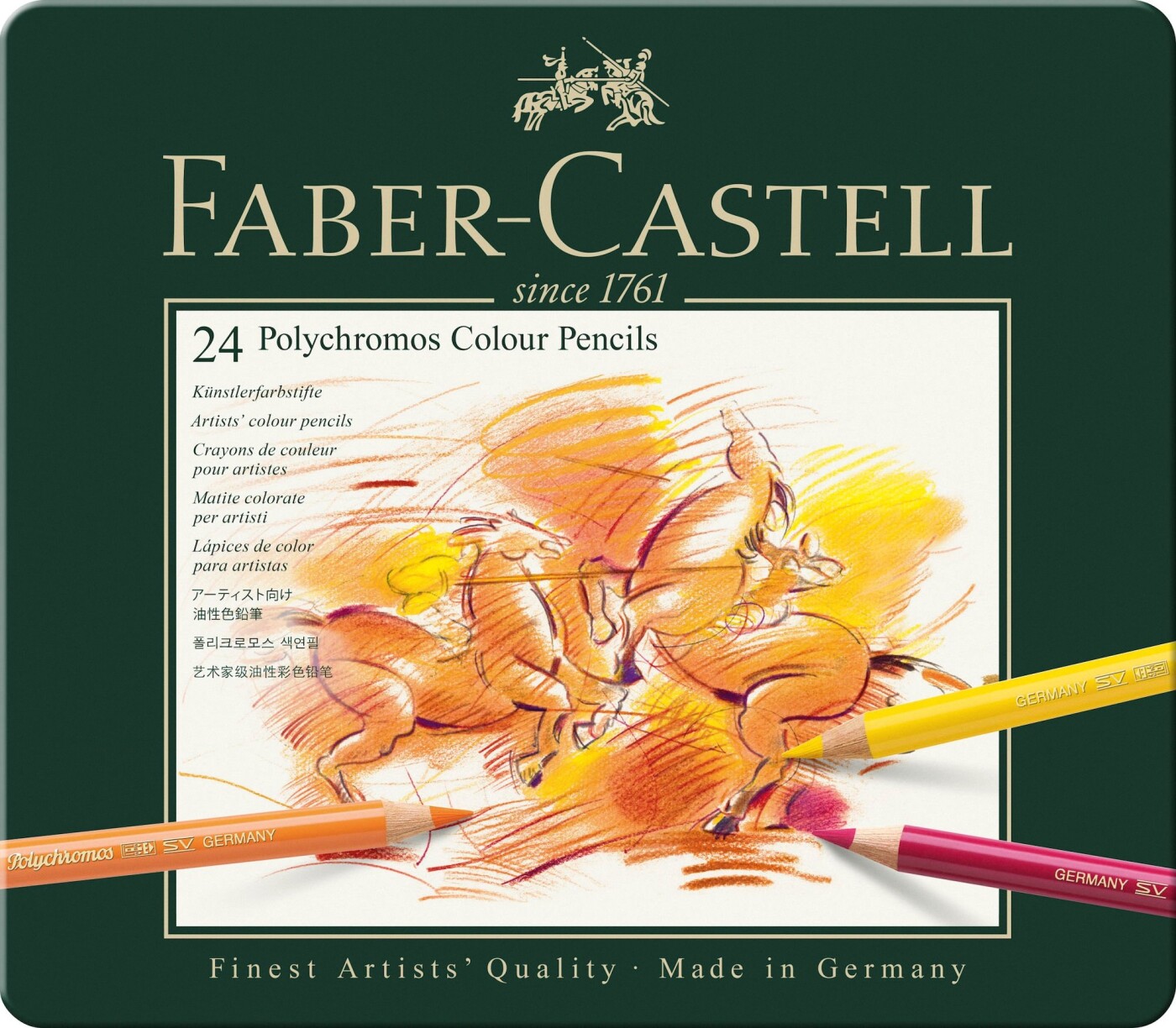 Billede af Faber-castell Farveblyanter - Polychromos - 24 Stk hos Gucca.dk