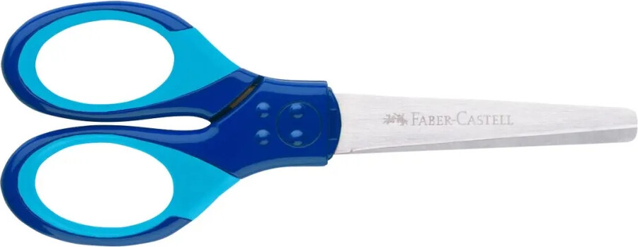 Faber-castell - Grip Børnesaks Med Beskyttelse - Blå