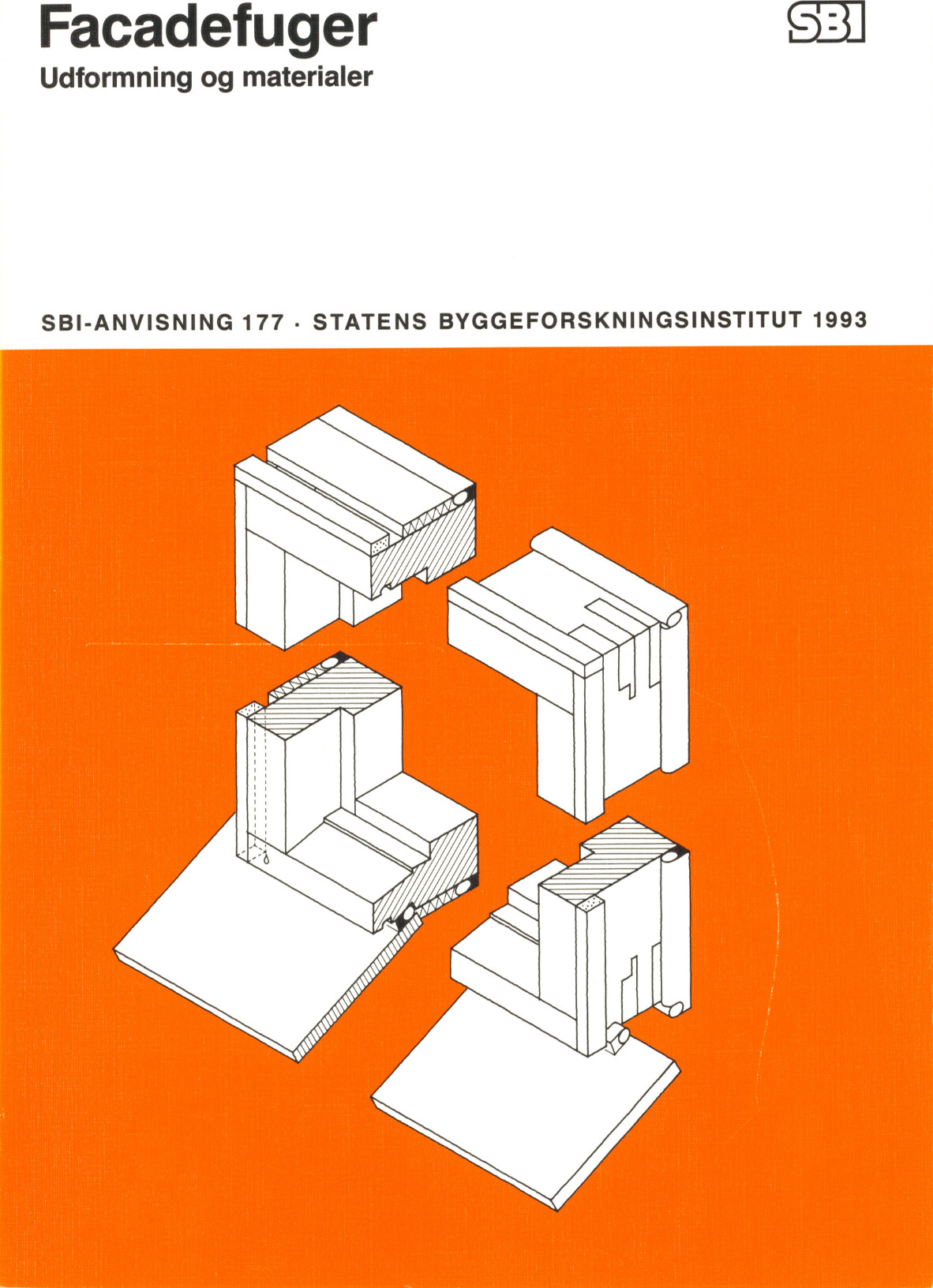 Sbi-anvisning 177 - Facadefuger - Hans Zachariassen - Bog
