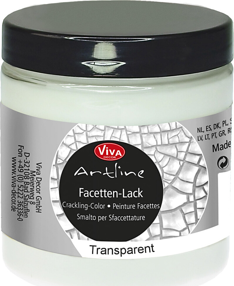 Viva Decor - Artline - Facetten-lack - Klar Transparent Lak 250 Ml